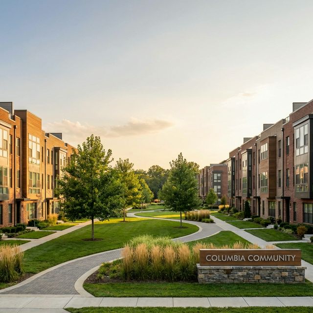 Columbia Maryland planned community homes